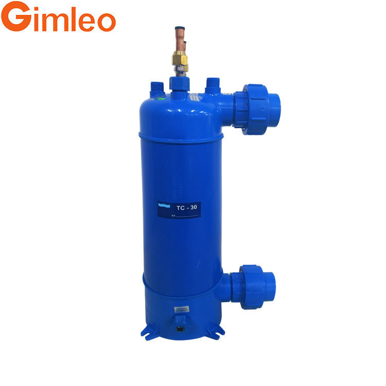 ปรับปรุง PVC PPR Shell Titanium Heat Exchanger ทนทานต่อการกัดกร่อน ความดัน 1-5 MPa