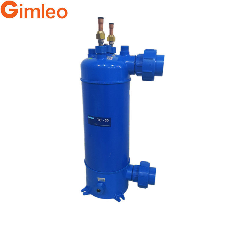 ปรับปรุง PVC PPR Shell Titanium Heat Exchanger ทนทานต่อการกัดกร่อน ความดัน 1-5 MPa