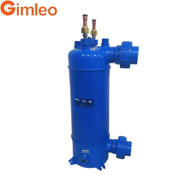 MHTA-3 ทิตาเนียมท่อแลกเปลี่ยนความร้อนกับ PVC กล่อง / 12.7 เครื่องเชื่อมเครื่องเย็น