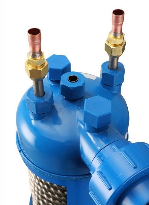 ทิทานีียมท่อ PVC เปลือกสระว่ายน้ําแลกเปลี่ยนความร้อนสําหรับสระว่ายน้ําปั๊มความร้อน MHTA-15