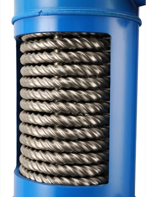 ทิทานีียมท่อ PVC เปลือกสระว่ายน้ําแลกเปลี่ยนความร้อนสําหรับสระว่ายน้ําปั๊มความร้อน MHTA-15
