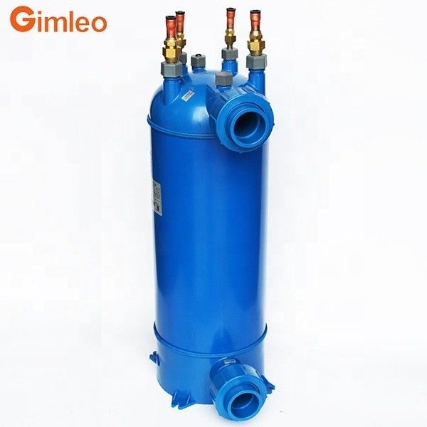 17KG ทิตาเนียม PVC เครื่องแลกเปลี่ยนความร้อน Condenser สําหรับ Inverter สระว่ายน้ํา เครื่องทําความร้อน ปั๊มความร้อน MHTA-15