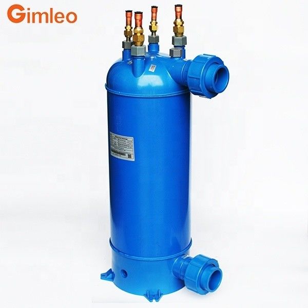 17KG ทิตาเนียม PVC เครื่องแลกเปลี่ยนความร้อน Condenser สําหรับ Inverter สระว่ายน้ํา เครื่องทําความร้อน ปั๊มความร้อน MHTA-15