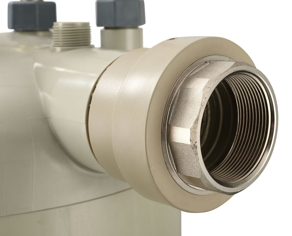 HTS-7 PPR Shell welded 12.7mm ทิเทนเนียมท่อแลกเปลี่ยนความร้อนสําหรับการปรับอุณหภูมิ