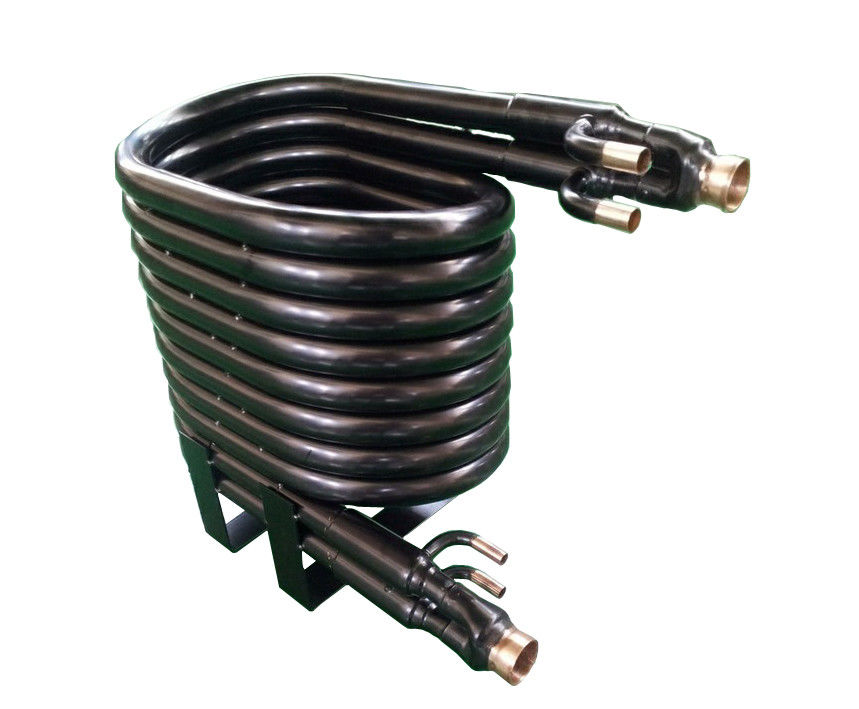 Tube In Tube Heat Exchanger สําหรับระบบ HVACR 20HP 88KW คอนเดนเซอร์ Evaporator เทคโนโลยีการปรับปรุงโครงสร้าง