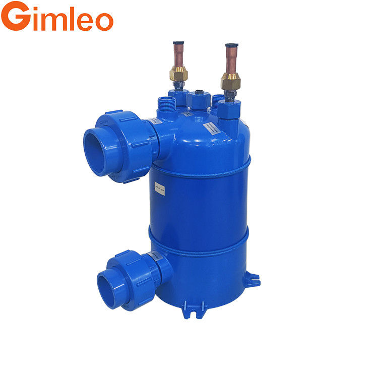 MHTA1.5 สระน้ําแลกเปลี่ยนความร้อน 5KW 17000BTU ทิตาเนียมโค้ลท่อเส้นท่อแลกเปลี่ยนความร้อนที่ใช้ในเครื่องอาหารทะเล