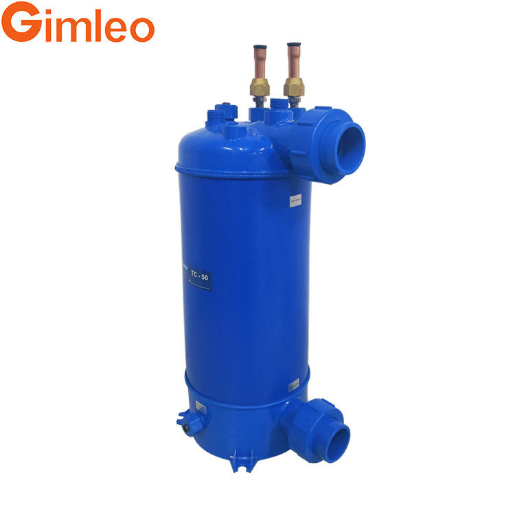 Gimleo MHTA-5 แลกเปลี่ยนความร้อนน้ําทะเล สูตรสุดท้ายสําหรับการแปลงสระว่ายน้ํา 330 * 240 * 650 มม และ 7.5m3/H การไหลของน้ํา