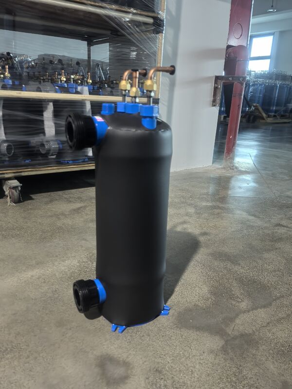 เครื่องแลกเปลี่ยนความร้อนระดับระดับระดับน้ํา 2 นิ้ว ETA-0.5 ให้ความทนทานต่อการกัดกร่อนสูงและอุณหภูมิการออก 7C สําหรับ HVAC Cooling