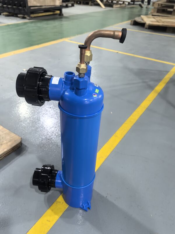 อุปกรณ์แลกเปลี่ยนความร้อนน้ําทะเลแบบคอนเดนเซอร์หรืออีวอปเปอเรเตอร์ MHTA-2 ที่ให้ผลงานในการจัดการความร้อนระหว่าง 5 และ 50 กิโลกรัม