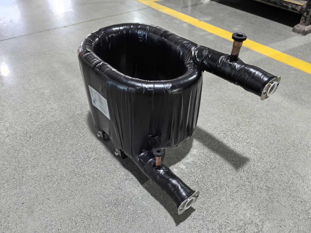 ระยะอุณหภูมิการทํางาน ลบ 50 ถึง 150 องศา Tube Coaxial Heat Exchanger In Tube Structure ความจุในการทําความร้อน 6 ถึง 300 Kw ออกแบบสําหรับระบบ HVAC