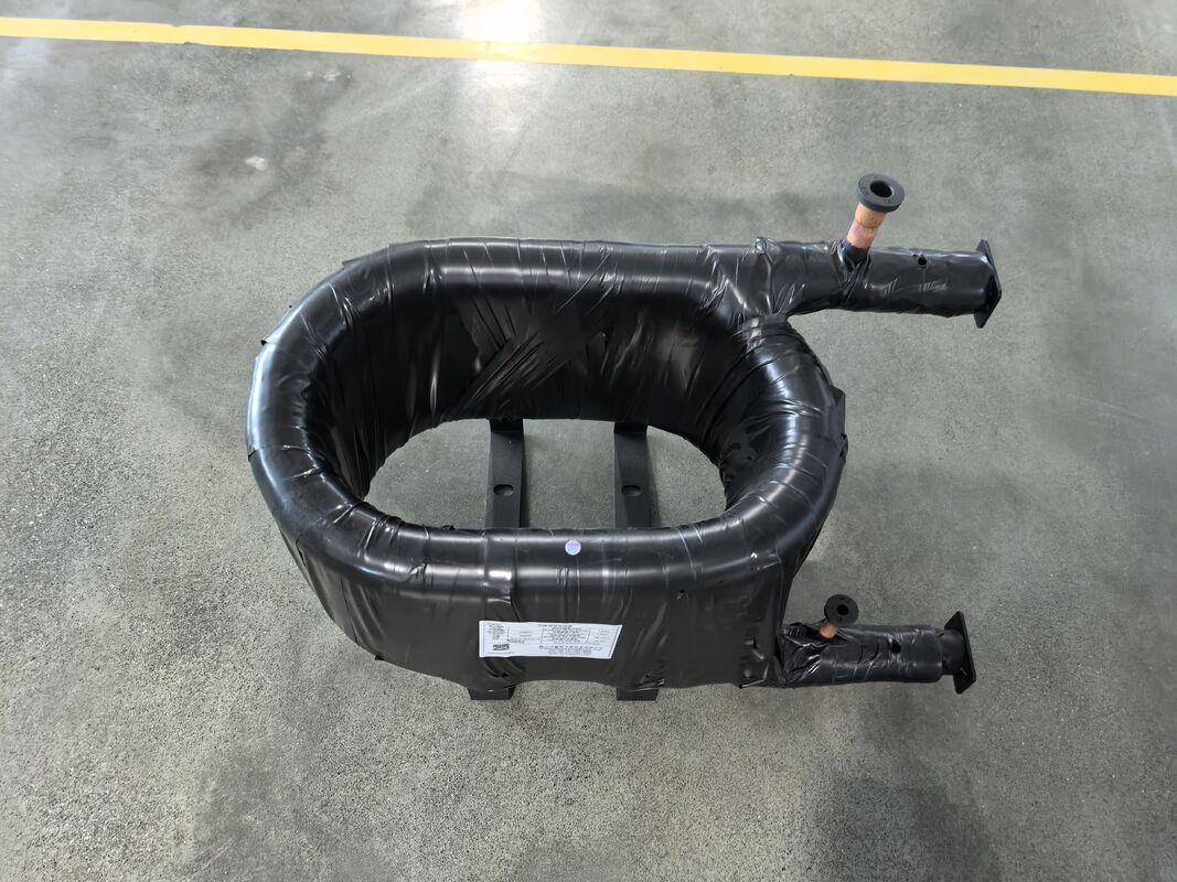 ความดันการทํางานสูงสุด 5.0MPa ความกว้างของเครื่องแลกเปลี่ยนความร้อนแบบโคเอชเชียล mm 140 ให้การป้องกันการแข็งอย่างมีประสิทธิภาพสําหรับการจัดการความร้อน