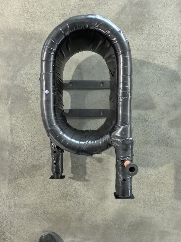 ความจุของความร้อน 6 ถึง 300kw เครื่องแลกเปลี่ยนความร้อนแบบโคเอชเชียล ความดันด้านน้ํา 1.0Mpa ท่าฝากท่าฝาก Shunde Port หรือแบบที่กําหนดเอง