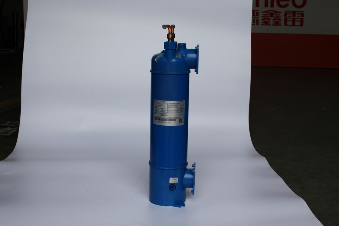 เครื่องแลกเปลี่ยนความร้อนจากไทเทเนียม สําหรับความร้อนระหว่าง 0 และ 40 องศาเซลเซียส ด้วยความต้องการบํารุงรักษาที่ต่ํา