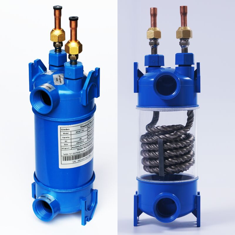 PP Out Shell Titanium Heat Exchanger อุดมสําหรับการทําความร้อนและทําความเย็น ระยะอุณหภูมิการทํางาน ลบ 200 ซิลเซียส ถึง 400 ซิลเซียส