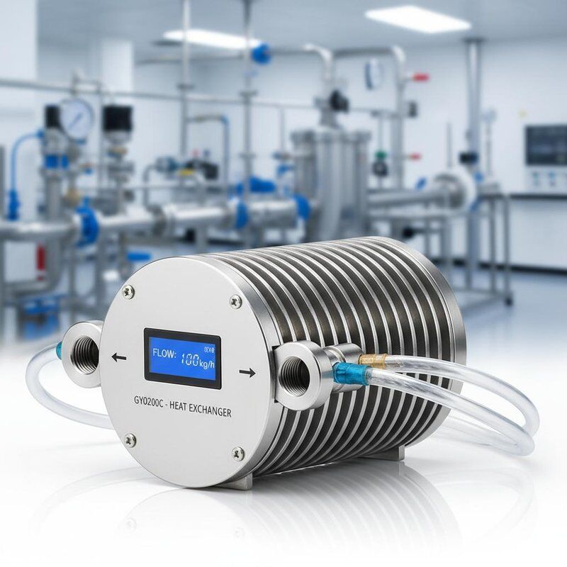 GY0200C Coaxial Heat Exchanger with 1 to 100kgs Weight, 30℃-99℃ Working Temperature, and 2-10 M Tube Length for Efficient Heat Transfer