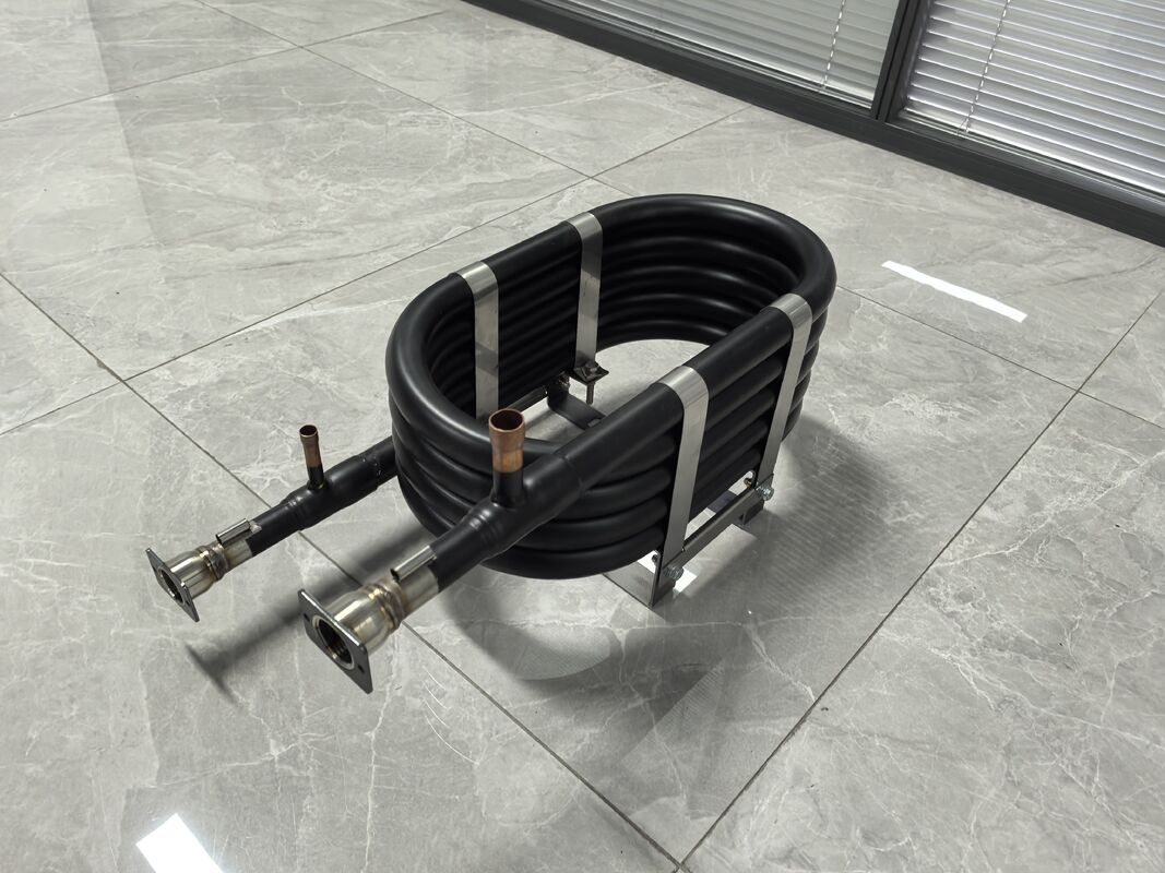 เครื่องแลกเปลี่ยนความร้อนแบบโคเอ็กซี่จากสแตนเลส ที่มีประสิทธิภาพทางความร้อนสูงและขนาดที่สามารถปรับแต่งได้ สําหรับการใช้งานในอุตสาหกรรม