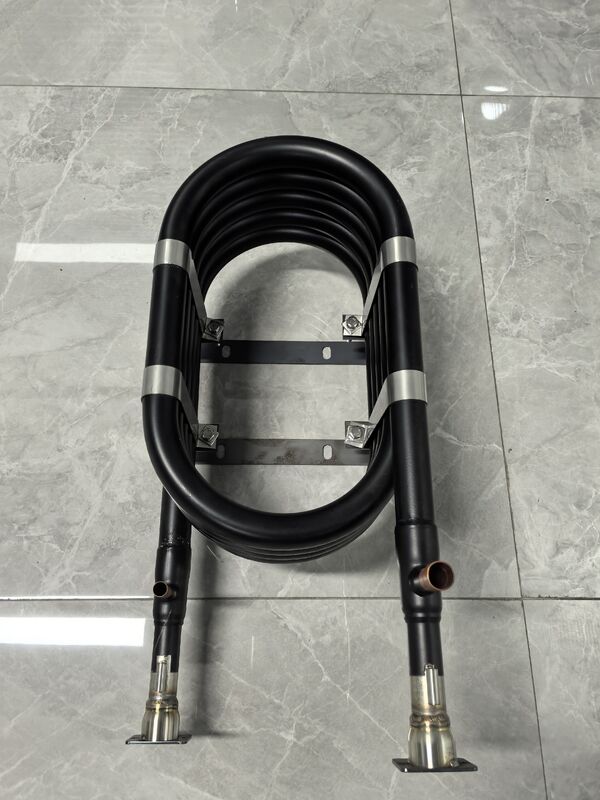 ท่อเหล็กไร้ขัดเหล็กภายนอก เครื่องแลกเปลี่ยนความร้อนแบบโคเอชเชียล ด้วยท่อภายในทิตานิอุมและการสร้างท่อหมุนสไพร่