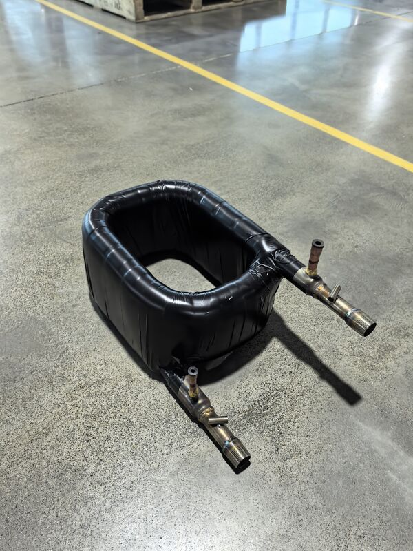 คอยล์เย็นแบบโคแอกเซียลพร้อมช่องออกสารทำความเย็น 9.52 มม. แรงดันฝั่งน้ำ 1.0Mpa และโครงสร้างที่ทนทานสำหรับการทำงานระยะยาว