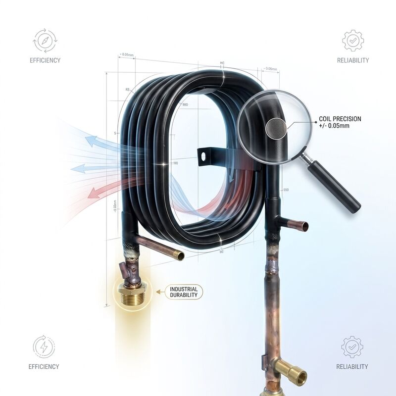 เครื่องแลกเปลี่ยนความร้อนแบบโคเอชเชียลทนความดันสูง 4.2Mpa ด้านเครื่องเย็น 1.0Mpa ด้านน้ํา