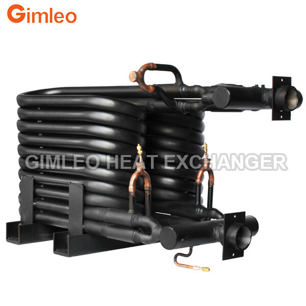 20HP 70KW 240000 BTU คอนเดนเซอร์ระเหยหลอดในหลอดแลกเปลี่ยนความร้อน COAXIAL HEAT EXCHANGER สำหรับ HVACR